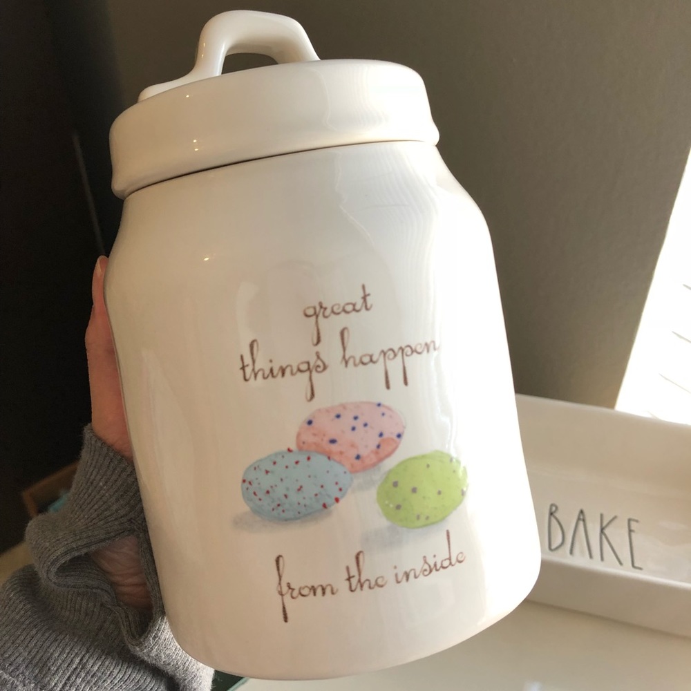 Rae Dunn Easter canister